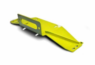Steinjager - Steinjager Winch Mounting Plate-Neon Yellow for Wrangler TJ J0046292