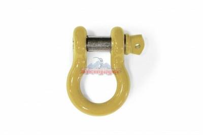 Steinjager - Steinjager J0045657 3/4" D-Ring Shackle 4.75 Ton Mil. Beige Each for Jeep JK