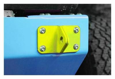 Steinjager - Steinjager Front/Rear Bumper D-Ring Mounts-Neon Yellow for Jeep JK J0046406