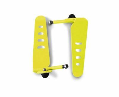 Steinjager - Steinjager Metal Style Foot Peg Kit-Lemon Peel for Wrangler TJ J0043886