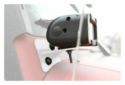 Steinjager - Steinjager A-Pillar Light Brackets-White for Wrangler JK J0043991