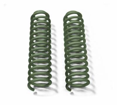 Steinjager - Steinjager 4" Lift Front Coil Springs-Locas Green for Wrangler JK J0046627
