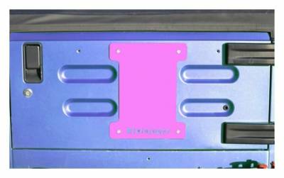 Steinjager - Steinjager Spare Tire Carrier Delete Plate-Pinky for Wrangler TJ J0043682