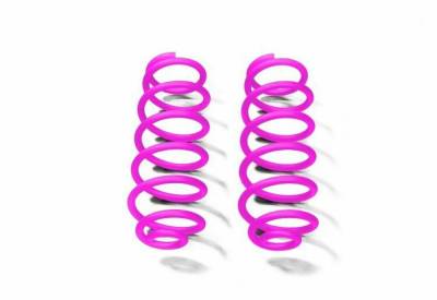 Steinjager - Steinjager 4" Lift Rear Coil Springs-Hot Pink for Wrangler JK J0046689