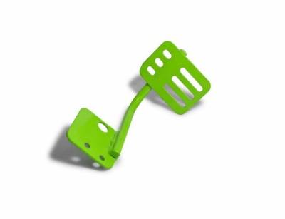 Steinjager - Steinjager Dead Pedal Foot Rest Kit-Gecko Green for Wrangler JK J0046464