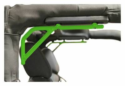 Steinjager - Steinjager Rear Rigid Style Grab Handles-Neon Green for Jeep JK 2DR J0043500