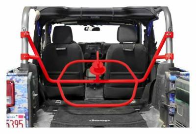 Steinjager - Steinjager Internal Spare Tire Carrier Red Baron for Wrangler JK 2DR J0045493
