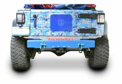 Steinjager - Steinjager Rear Off Road D-Ring Bumper-Playboy Blue for Wrangler JK J0048141