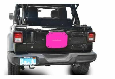 Steinjager - Steinjager Spare Tire Carrier Delete Plate-Hot Pink for Wrangler JL J0048226
