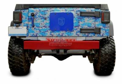 Steinjager - Steinjager Rear Off Road Bumper Red Baron for Wrangler JK J0047862