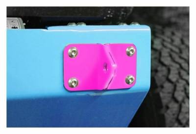 Steinjager - Steinjager Front/Rear Bumper D-Ring Mounts-Hot Pink for Wrangler JK J0046408