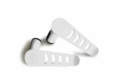 Steinjager - Steinjager Metal Style Foot Peg Kit-Cloud White for Wrangler JK J0043460