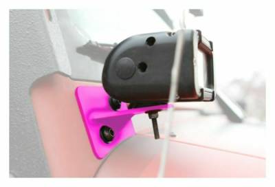 Steinjager - Steinjager A-Pillar Light Brackets-Hot Pink for Wrangler JK J0046393