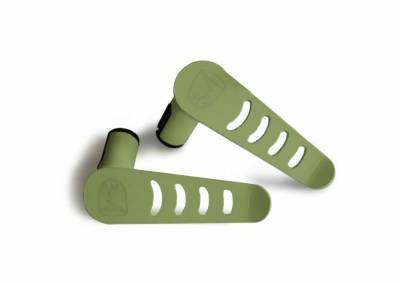 Steinjager - Steinjager Metal Style Foot Peg Kit-Locas Green for Wrangler JL J0048048