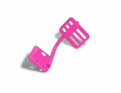 Steinjager - Steinjager Dead Pedal Foot Rest Kit-Hot Pink for Wrangler JK J0046465