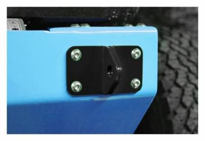 Steinjager - Steinjager Front/Rear Bumper D-Ring Mounts Black for Wrangler JK J0045327