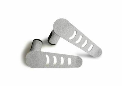 Steinjager - Steinjager Metal Style Foot Peg Kit-Gray Hammertone for Wrangler JL J0048053