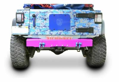 Steinjager - Steinjager Rear Off Road D-Ring Bumper-Hot Pink for Wrangler JK J0048153