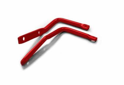 Steinjager - Steinjager A-Pillar Mount Door Mirror Legs Red Baron for Wrangler JK J0046718