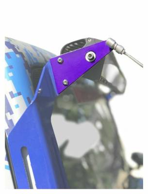 Steinjager - Steinjager Upper A-Pillar Limb Lifter Brackets-Purple for Jeep JK J0047546