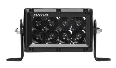 Rigid Industries - Rigid Industries 104213BLK E-Series Pro 4" Midnight LED Light Bar Spot