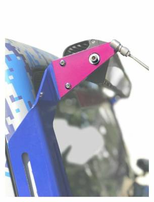 Steinjager - Steinjager Upper A-Pillar Limb Lifter Brackets-Hot Pink for Jeep JK J0047550
