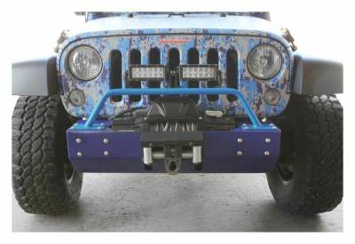 Steinjager - Steinjager Front Bumper Light Bar Bracket-Playboy Blue for Jeep JK J0045692