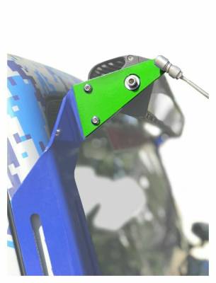 Steinjager - Steinjager Upper A-Pillar Limb Lifter Brackets-Neon Green for Jeep JK J0047540
