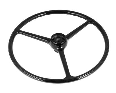 Omix - Omix 18031.04 Steering Wheel Black for Jeep CJ Models