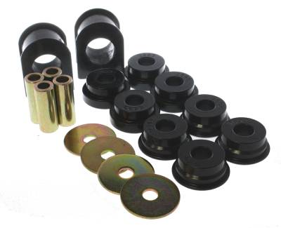 Energy Suspension - Energy Suspension 4.5186G Sway Bar Bushing Set Front Polyurethane Black