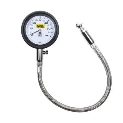AutoMeter - AutoMeter 2160 Tire Pressure Gauge 0-60PSI Performance Analog