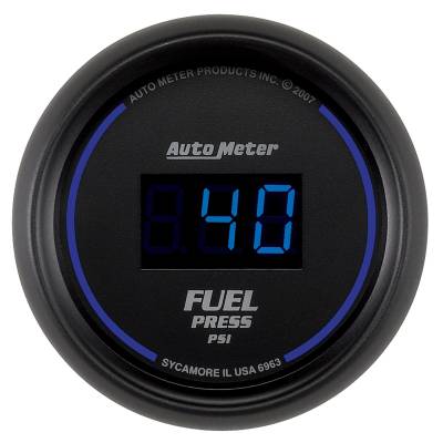 AutoMeter - AutoMeter 6963 Cobalt Digital Fuel Pressure Gauge 0-100PSI 2-1/16"