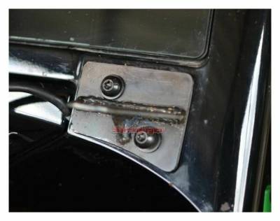 Steinjager - Steinjager A-Pillar Light Brackets-Bare for Wrangler JK J0041660