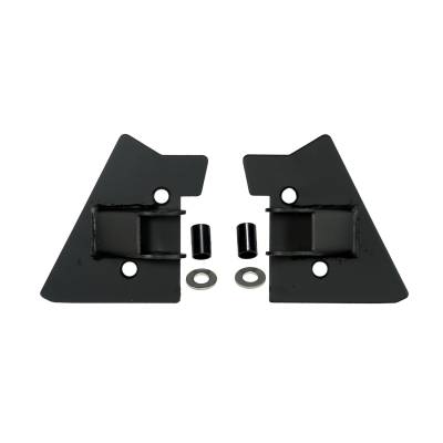 Rugged Ridge - Rugged Ridge 11025.02 Mirror Relocation Brackets Black for 97-02 Wrangler TJ