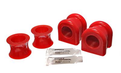 Energy Suspension - Energy Suspension 5.5168R Sway Bar Bushing Set Front Polyurethane Red