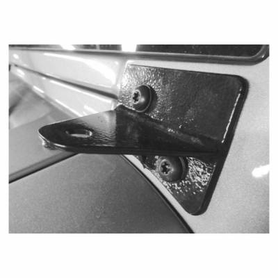 Steinjager - Steinjager A-Pillar Light Brackets Black for Wrangler JK J0040929