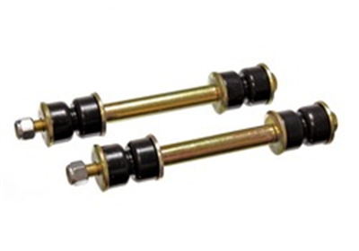 Energy Suspension - Energy Suspension 9.8119G Sway Bar End Link Kit Front Polyurethane Black