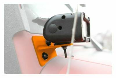 Steinjager - Steinjager A-Pillar Light Brackets-Orange for Wrangler JK J0041573