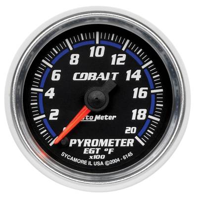 AutoMeter - AutoMeter 6145 Cobalt Pyrometer Gauge 0-2000 -DEG F 2-1/16" Stepper Motor