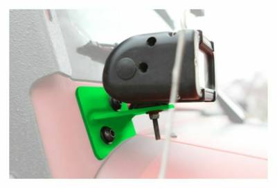 Steinjager - Steinjager A-Pillar Light Brackets-Neon Green for Wrangler JK J0041578