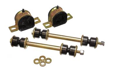Energy Suspension - Energy Suspension 3.5214G Sway Bar Bushing Set Front Polyurethane Black