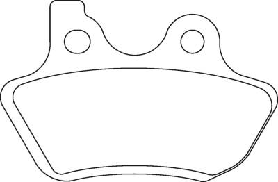 Hawk Performance - Hawk Performance HMC5015 Sintered Metallic Motorcylce Brake Pads