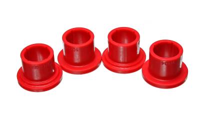 Energy Suspension - Energy Suspension 5.10104R Rack & Pinion Bushing Set Polyurethane Red
