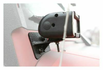 Steinjager - Steinjager A-Pillar Light Brackets-Text Black for Wrangler JK J0041582