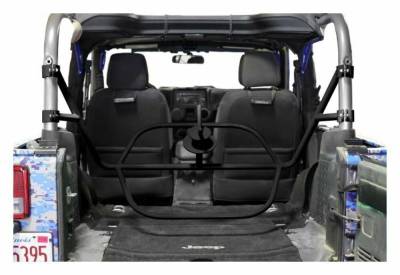 Steinjager - Steinjager Internal Spare Tire Carrier Black for Wrangler JK 2DR J0041055