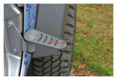 Steinjager - Steinjager Metal Style' Peg Kit-Gray Hammertone for Wrangler JK J0041337