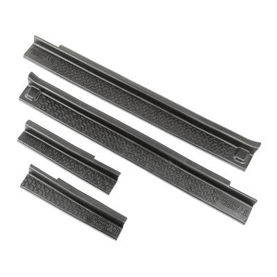 Rugged Ridge - Rugged Ridge All Terrain Door Sill Entry Guards Black 11216.21