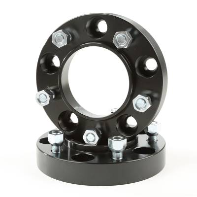 Rugged Ridge - Rugged Ridge 1.25" Aluminum Wheel Spacer 5x150mm Pair Black 15201.16