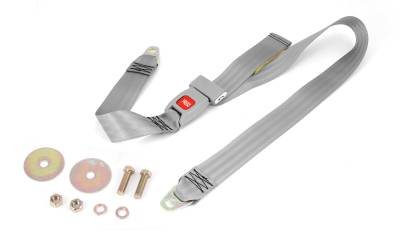 Omix - Omix 13202.30 Lap Seat Belt Gray for 87-95 Jeep Wrangler YJ