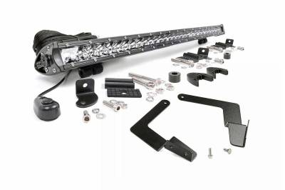 Rough Country Suspension Systems - Rough Country 30" CREE LED Light Bar w/Bumper Mounts for 16-21 Tacoma 70621